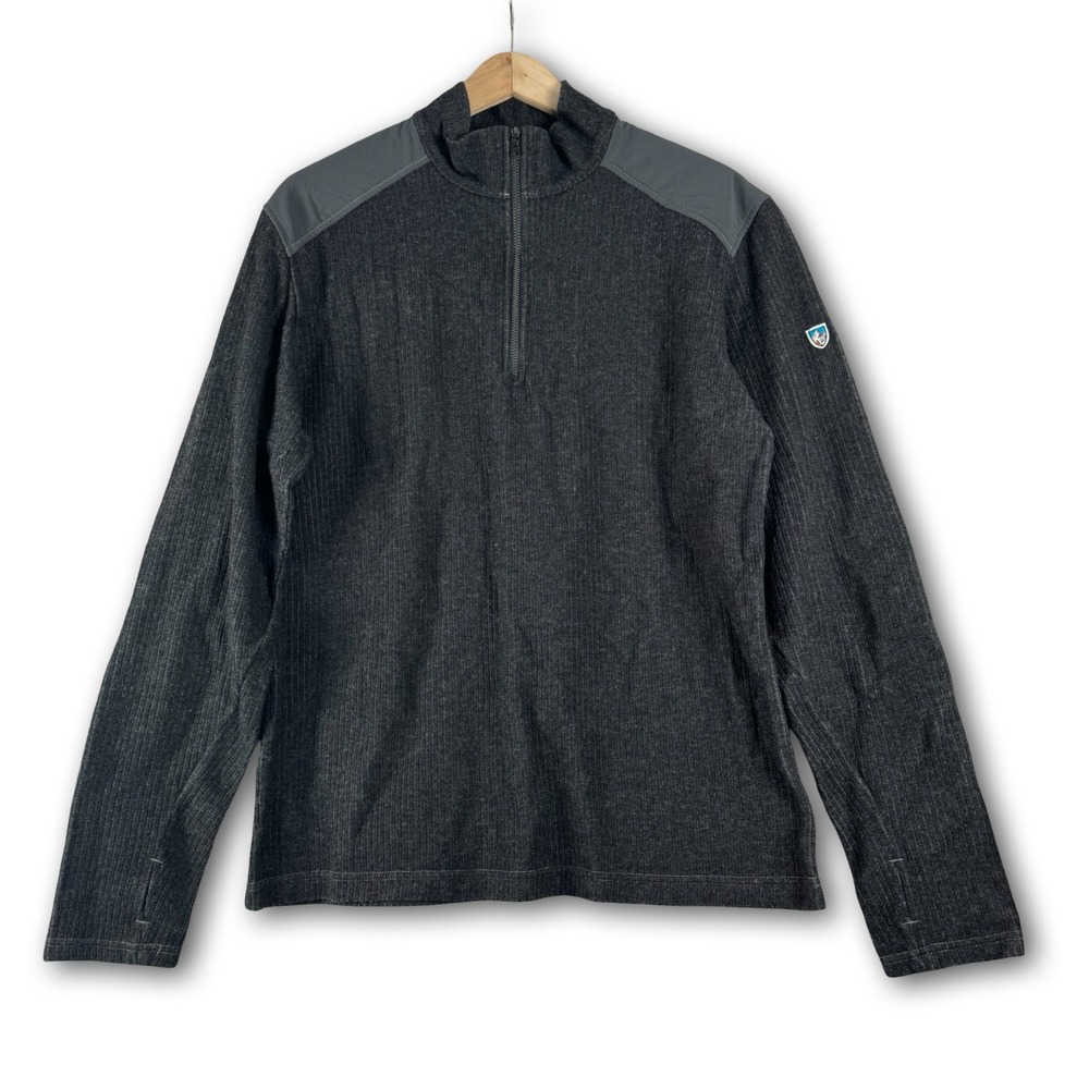 Kuhl Mens Chianti Fleece Pullover Jacket Sweater Sz L Large